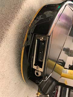 Bob Welch Black Les Paul Custom with Roland Electronics