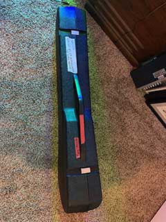 Bob Welch Black Les Paul Custom with Roland Electronics