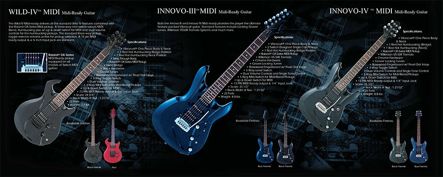 Switch Vibracell Guitar Catalog - 2005